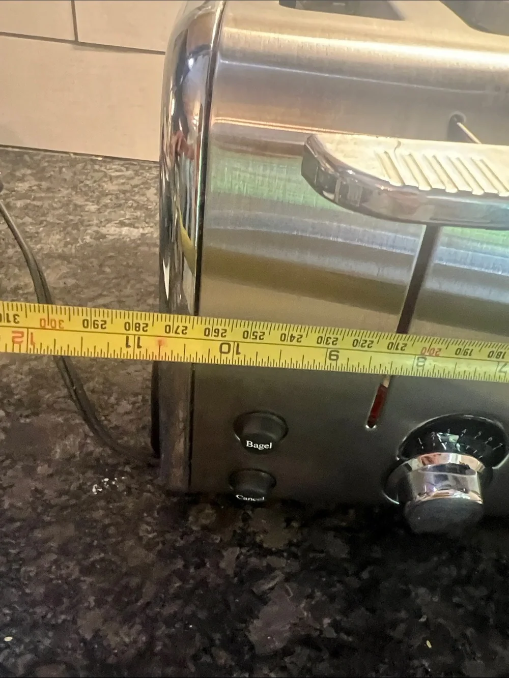 Toastmaster 4-Slot Stainless Steel Toaster - larger openings for bagels